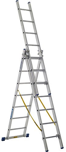 Zarges Skymaster Trade Ladder 3-Part 3 x 9 Rungs ZAR41099