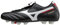 MIZUNO Morelia MD Bota de Fútbol Caballero, Negro/Blanco/Rojo, 39