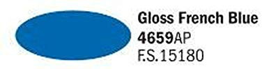 Italeri 4659 Acrylfarbe Franz. Blau glänzend 20 ml, Qualitäts- Zubehör Modellbau