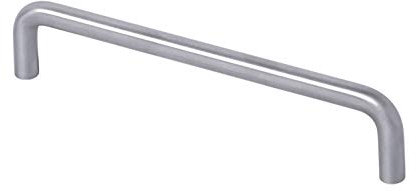 GedoTec Bogengriff Edelstahl Schubladengriff Küche Möbelgriffe für Schublade & Schranktüren - Geos | Vollmaterial massiv | Türgriff Schrank | Griff BA 128 mm | 1 Stück - Küchengriff mit Schrauben