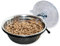K&H PET PRODUCTS EZ Mount Up and Away Kitty Diner Cat Food Bowl that Mounts to Windows Stainless/Black 12 Ounces