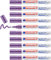 edding 750 Glanzlackmarker - violett - 10 Lackmarker - Rundspitze 2-4 mm - Lackstift für Glas, Stein, Holz, Kunststoff und Papier - wasserfest, stark deckend