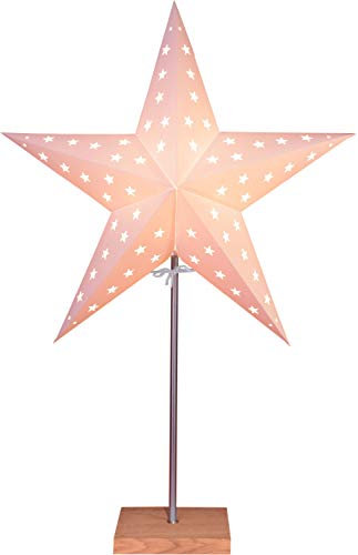 Star Leo Standleuchte, Papier, Beige/Braun, 60 x 43 cm