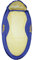Royalbeach Luftmatratze Relax gelb/blau