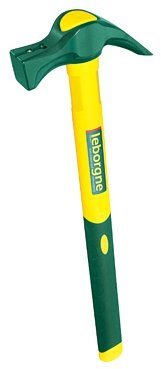 LEBORGNE - Marteau de Coffreur Evolution Espagne - Martellerie du Bâtiment - Outil de Maçonnerie et Charpente - Surfaces de Frappe Latérales - Aimant Porte-Clou Ergonomique