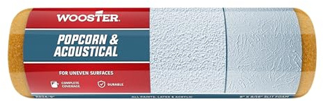Wooster Brush R234-9 Popcorn Acoustical Roller Cover, 9/16-Inch Nap, 9-Inch