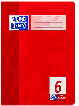 Oxford 100050369 Heft A5 / 16 Blatt Lineatur 6