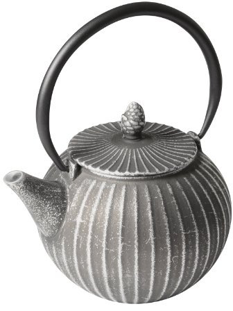 Crealys 507154 Theiere Harmony en Fonte 850 ml Gris de Lin