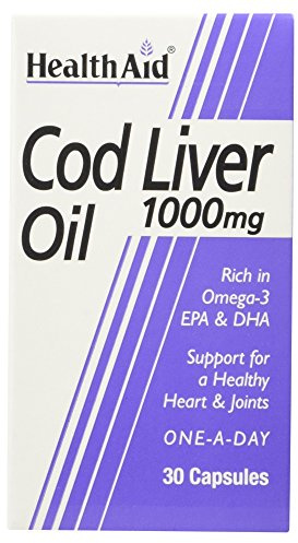 HealthAid Cod Liver Oil 1000mg, 30 Capsules