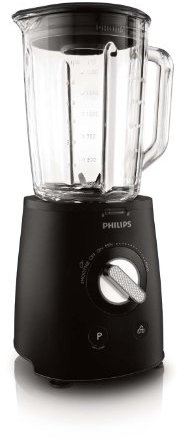 Philips HR2095/90 Avance Collection Standmixer (ProBlend 6-Technologie, 700 W) schwarz