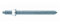 Index EQA412160 - Esparrago para anclaje quimico con tuerca y arandela inox A4 M12x160