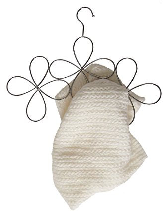 Bella-Vita GmbH Dekorativer Kleiderbügel als Schal Aufhänger Fleur In Chrom Von Umbra