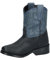 Smoky Mountain - Stivali da cowboy western Monterey per bambini, Nero e blu, 22 EU
