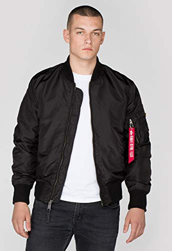 ALPHA INDUSTRIES herr Alpha Industries Ma-1 bomberjacka för män bomberjacka (1-pack)