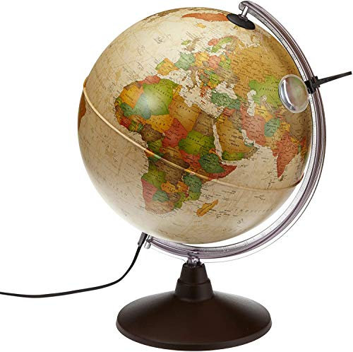 DISCOVERY Globo 30 cm de diámetro con Iluminación, Plástico/Acrílico, Político