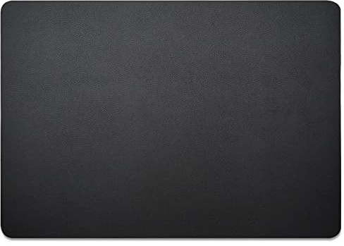 Nekmit Leather Desk Blotter Pad 17 x 12 Inches, Flat, Non-Slip, Waterproof, Black