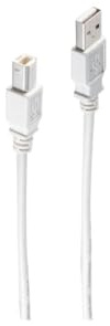 Shiverpeaks® BASIC-S USB 2.0 Anschlusskabel, Typ A auf Typ B, 5m, Drucker Kabel, Datenkabel