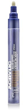 Montana Acrylic Paint Marker, 2mm, Fine Nib, Shock Blue Dark (045382)