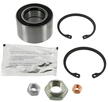 SKF Radlagersatz VKBA 593 Position Vorderachse Außendurchmesser 64 mm Höhe 106 mm Länge 108 mm Breite 80 mm - OE Qualität