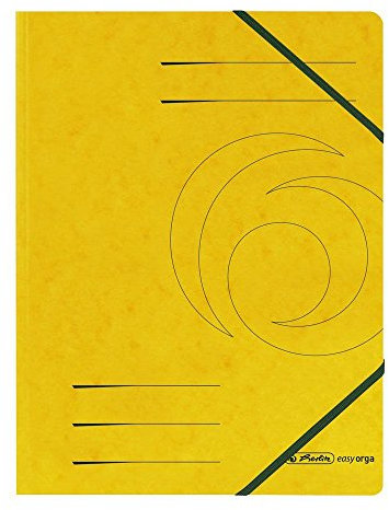 Herlitz Eckspannmappen easy orga gelb
