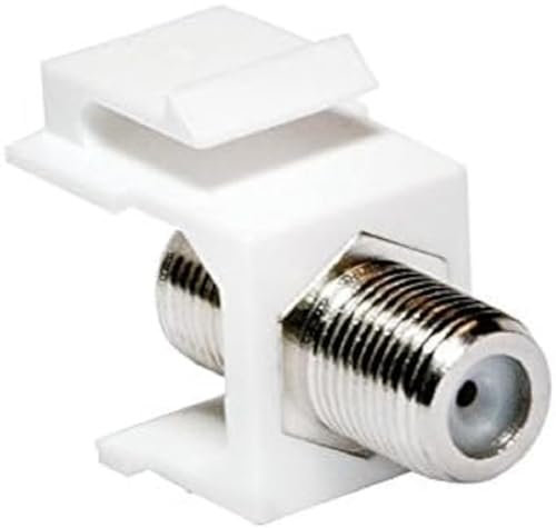 LogiLink Professional F-Verbinder Multimedia Durchführungskupplung zum Einbau in Keystone Panels oder Anschlussdosen