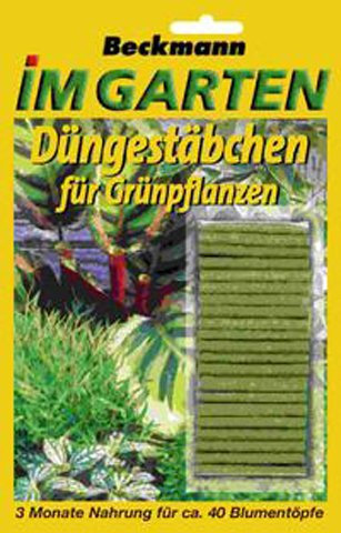 Düngestäbchen für Grünpflanzen Beckmann 40 Stück