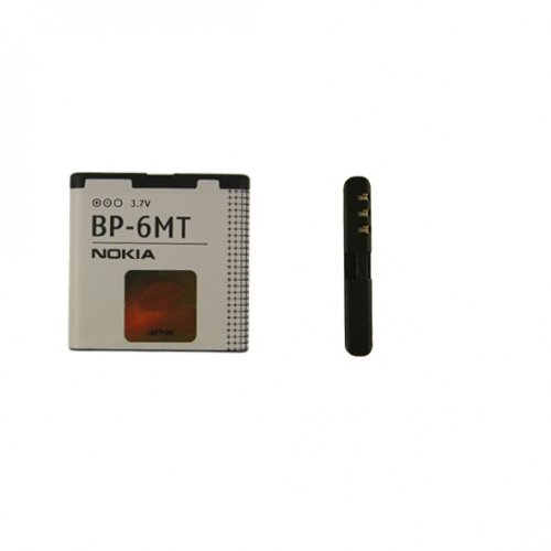 KGC Import Batteria Originale Nokia BP-6MT per Cellulare Nokia 6720c - E51 - N81 - N81 8GB - N82