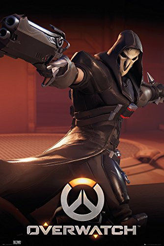 GB Eye Overwatch Sensenmann Maxi-Poster, Holz, Mehrfarbig, 61 x 915 cm.