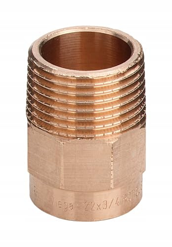 'Viega 94243 G – Niple TRANSITORIO 94243 G Durchmesser 15 x 3/4 Bronze