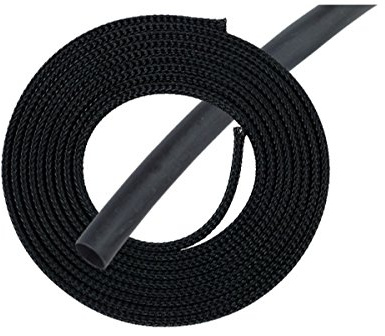 Phobya Simple Sleeve Kit 13mm (1/2) Schwarz 2m incl. Heatshrink 30cm Modding Flex Sleeve