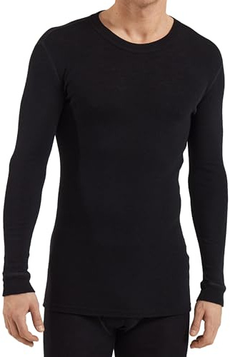 Dilling Merino Langarmshirt Herren – Thermoshirt Langarm Unterwäsche | 100% Bio-Merinowolle, temperaturregulierend & atmungsaktiv – wärmender Baselayer für Outdoor, Sport und Alltag
