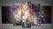 5 Panneau Étoile Champ dans Espace Et Une Nebulles Peinture Murale d'art l'image imprimée sur Toile Abstrait Photos d'œuvres d'art pour Le Bureau à Domicile Décoration Moderne