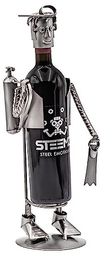 STEEMO Taucher Tauchen Weinflaschenhalter