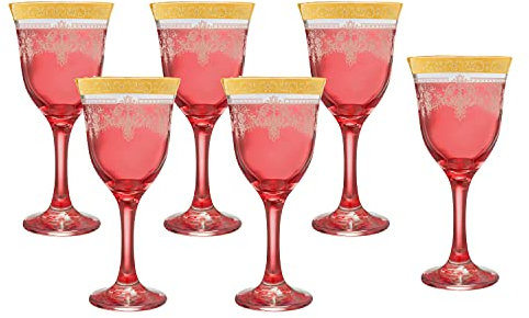 LORENZO Import Kelche (6 Stück), rot