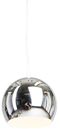 anTes interieur Kleine Hängeleuchte Trias Uno chrom 15 cm Ø/optimal für Bartresen oder Flur (Pendelleuchte Hängelampe Deckenlampe Pendellampe Deckenleuchte)