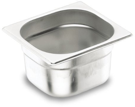 Lacor - 66610Z - Cubeta Gn 1/6 176x162x100 Inox