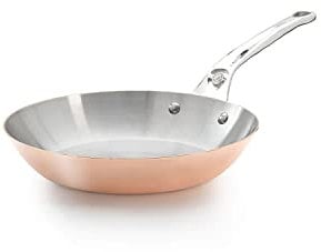 Prima Matera Round Copper Stainless Steel Fry Pan 8-Inch