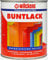 Wilckens Kunstharz Buntlack für Innen und Außen, hochglänzend, 750 ml, RAL 3000 Feuerrot