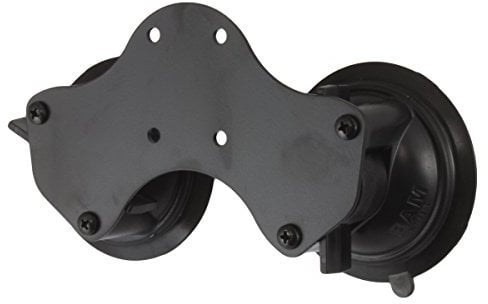 RAM Mounts UNPKD RAM Double Suction Cup Base, RAM-B-189BU (Cup Base)