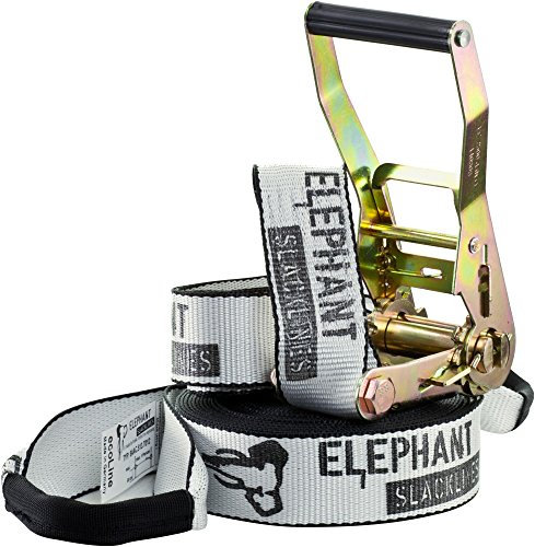 Elephant Slacklines Slackline weiß Einheitsgröße