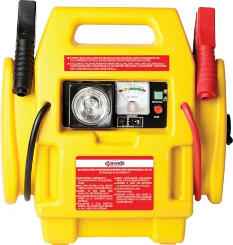Start Jump Starter avec compresseur 250 PSI 12 V, Puissance 300 AH - Démarreur de Batterie d'urgence Portable pour Voiture