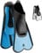 Cressi Light Fins-Kurze Flossen Zum Schnorcheln Schwimmen, Wassertraining, Verfügbar für, blau, 45/46
