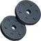ScSPORTS® Dischi Pesi - Set di 2,5/5/10kg, in Cemento e Plastica, Ø 30/31mm, Nero - Weight Plates, Piastre Pesi, Per Bilancieri e Manubri, Palestra da Casa, Allenamento (2,5 kg (2 x 1,25 kg))
