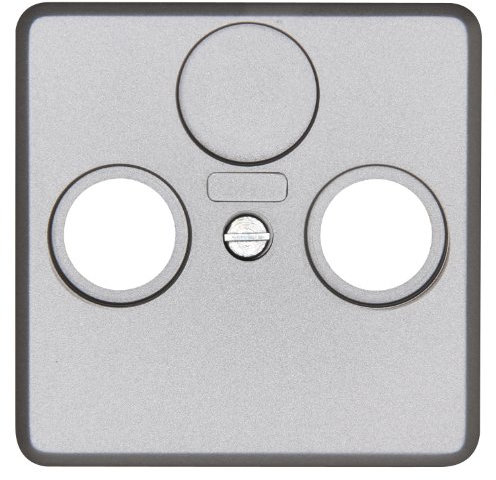 Kopp 358620183 Milano Cache pour prise d'antenne TV/RF