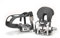SPD-Pedal Shimano PD-M 324 in Kt. einseitig,silber,9/16',Bärentatze-System
