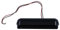 Nummernschildbeleuchtung LED Motorrad,Quad, Roller, ABS schwarz, lang, 110x20mm