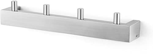 ZACK 40389 LINEA Handtuchhakenleiste, Edelstahl matt, 4 Haken