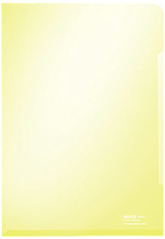 Leitz Sichthülle A4 PVC 150my gelb