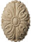 ekena Millwork ros04 X 06asal Ashford Oval Rosette, ROS04X06ASRW