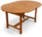 Indoba IND-70301-TI Gartentisch Sun Shine, Ausziehtisch Esstisch aus Holz - 200 x 100 x 74 cm oval ausziehbar